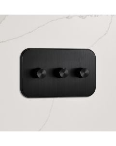 3G Dimmer Light Switch (150W) in Black
