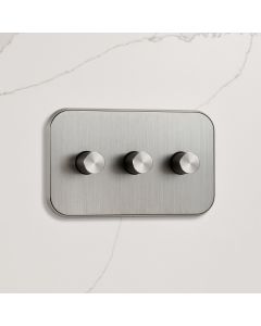3G Dimmer Light Switch (150W) in Silver