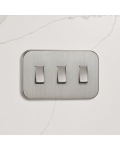 3G Rocker Light Switch (20A) in Silver