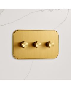 3G Dimmer Light Switch (150W) in Gold