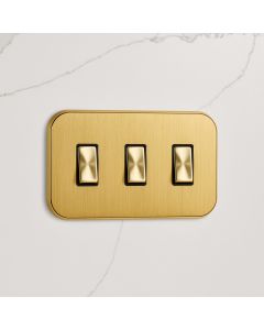 3G Rocker Light Switch (20A) in Gold