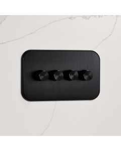 4G Dimmer Light Switch (150W) in Black