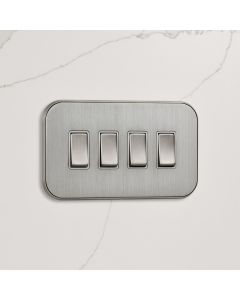 4G Rocker Light Switch (20A) in Silver
