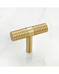 Fluted T Bars in Gold