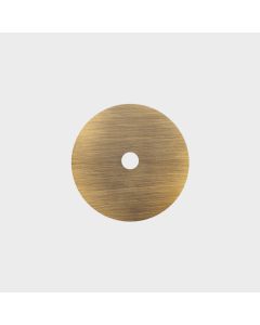 Brass Backplate - Antique Gold - Round 