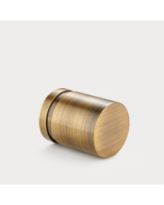 Brass Cylinder Pulls in Antique Gold