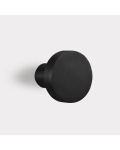 Brass Coat Hook in Black