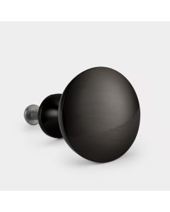 Black Brass Dome Door Knobs