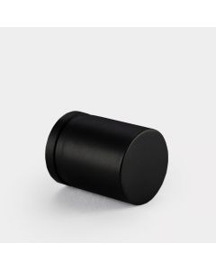 Brass Cylinder Pulls in Black