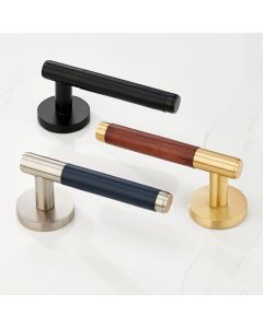 Lever Door Handles - Leather