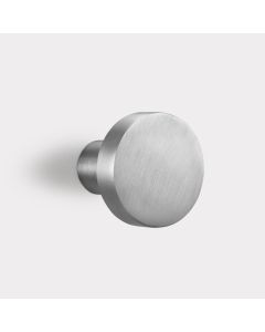 Brass Coat Hook in Silver