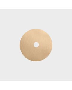 Brass Backplate - Gold - Round 