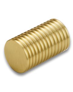 Fluted Cylinder Pulls in Gold