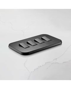 Two Way Rocker Switch (20A) Gold, Black & Silver