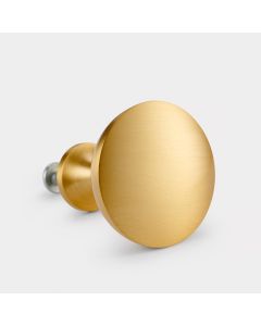 Brass Dome Door Knobs in Gold