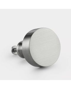 Round Door Knobs - Silver