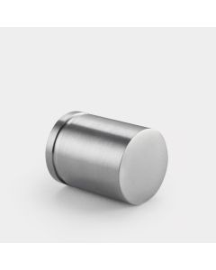 Brass Cylinder Pulls in Silver