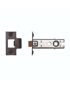 Brass Tubular Latch in Black - 3"
