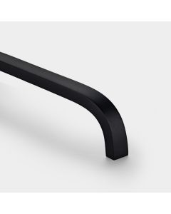 Brass Bar Handle - Black - Hole Centre 448mm - Curve