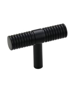 Fluted T Bars in Black