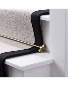 Stair Carpet Rods in Antique Gold