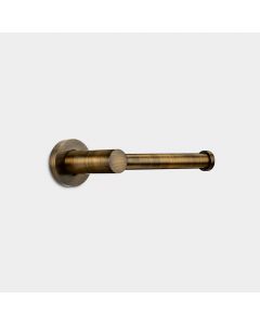 Brass Wall Mounted Toilet Roll Holder in Antique Gold