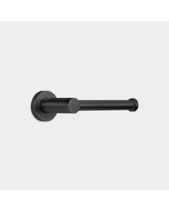 Brass Wall Mounted Toilet Roll Holder in Black