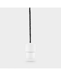 Brass Light Pull Connector - White
